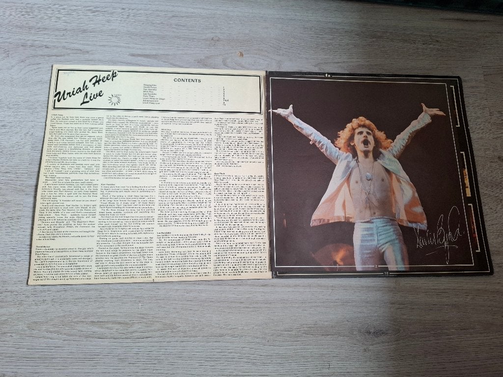 2 LP Uriah Heep – Uriah Heep Live. (1973), Gebruikt, Ophalen of Verzenden, Classic Rock, 12 inch