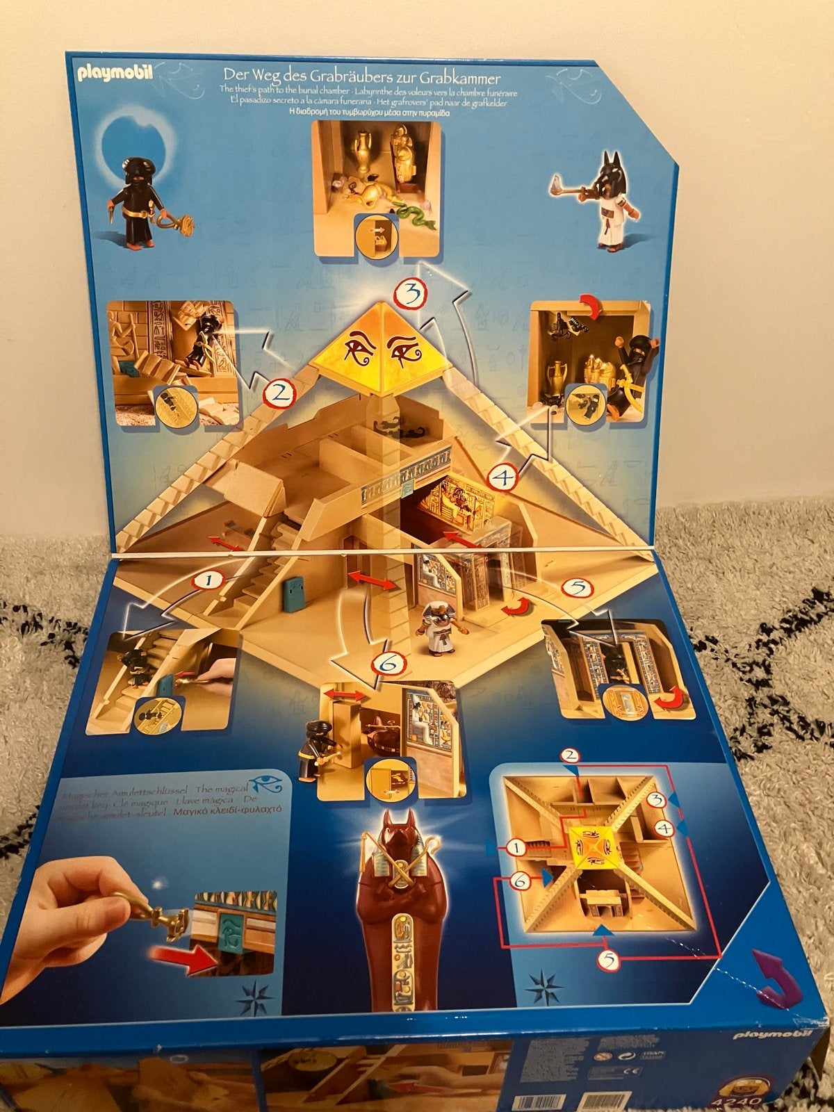 Playmobil Piramide van de Farao 4240, Ophalen of Verzenden, Zo goed als nieuw