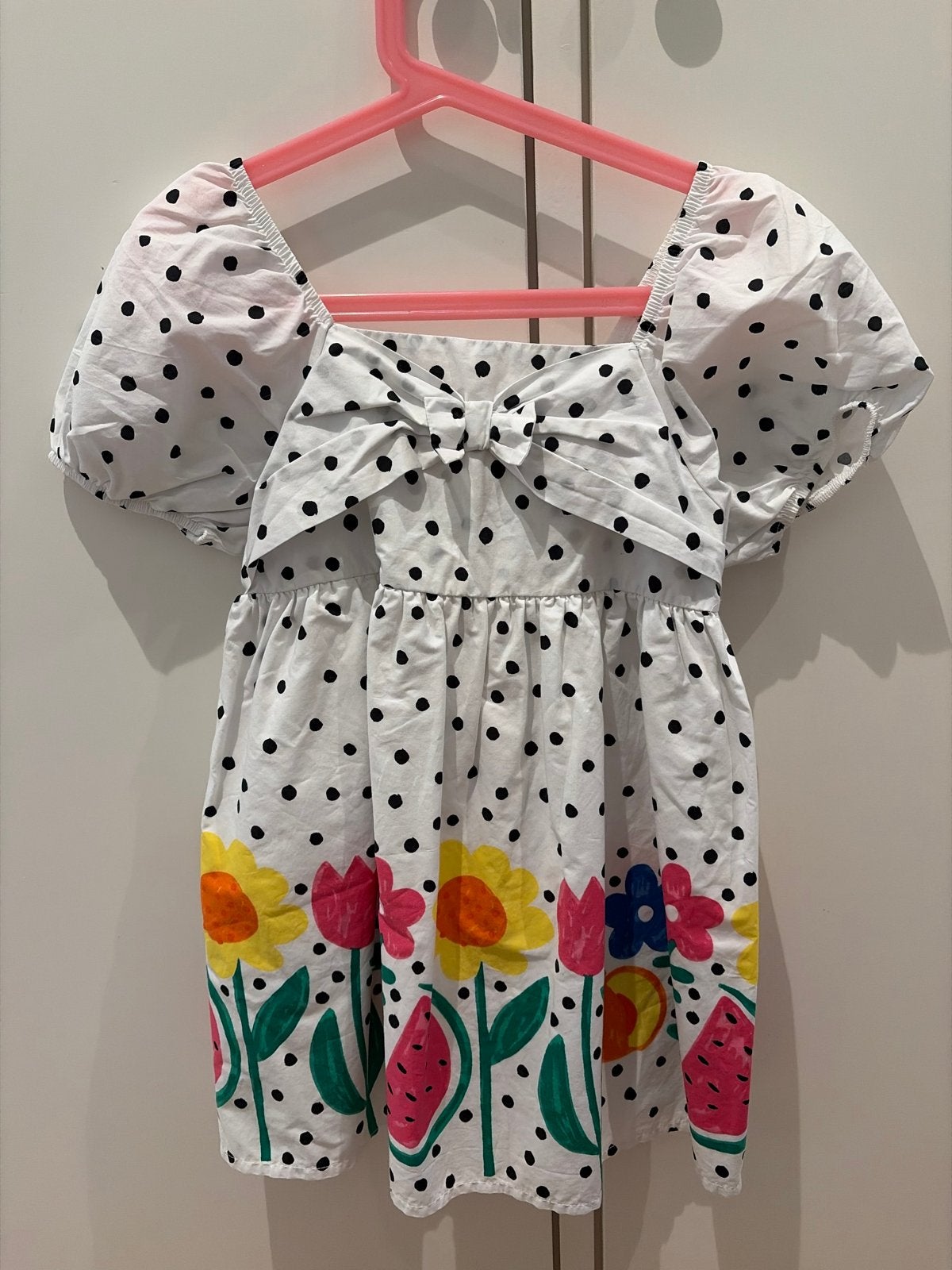 Zomerjurk met stippen en bloemen - Original Marines maat 7/8, Ophalen of Verzenden, Zo goed als nieuw, Meisje