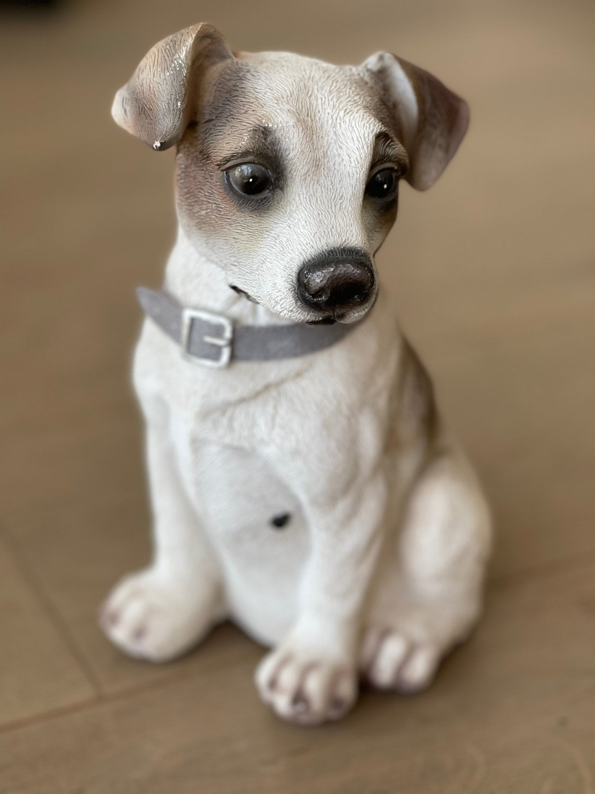 Jack Russell zittend polystone, Ophalen of Verzenden, Gebruikt, Dier