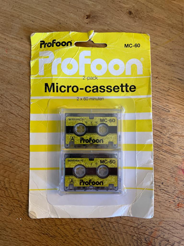Profoon Micro-cassette MC-60 2-pack - Nieuw in verpakking, 2 t/m 25 bandjes, Overige genres, Ophalen of Verzenden, Nieuw in verpakking
