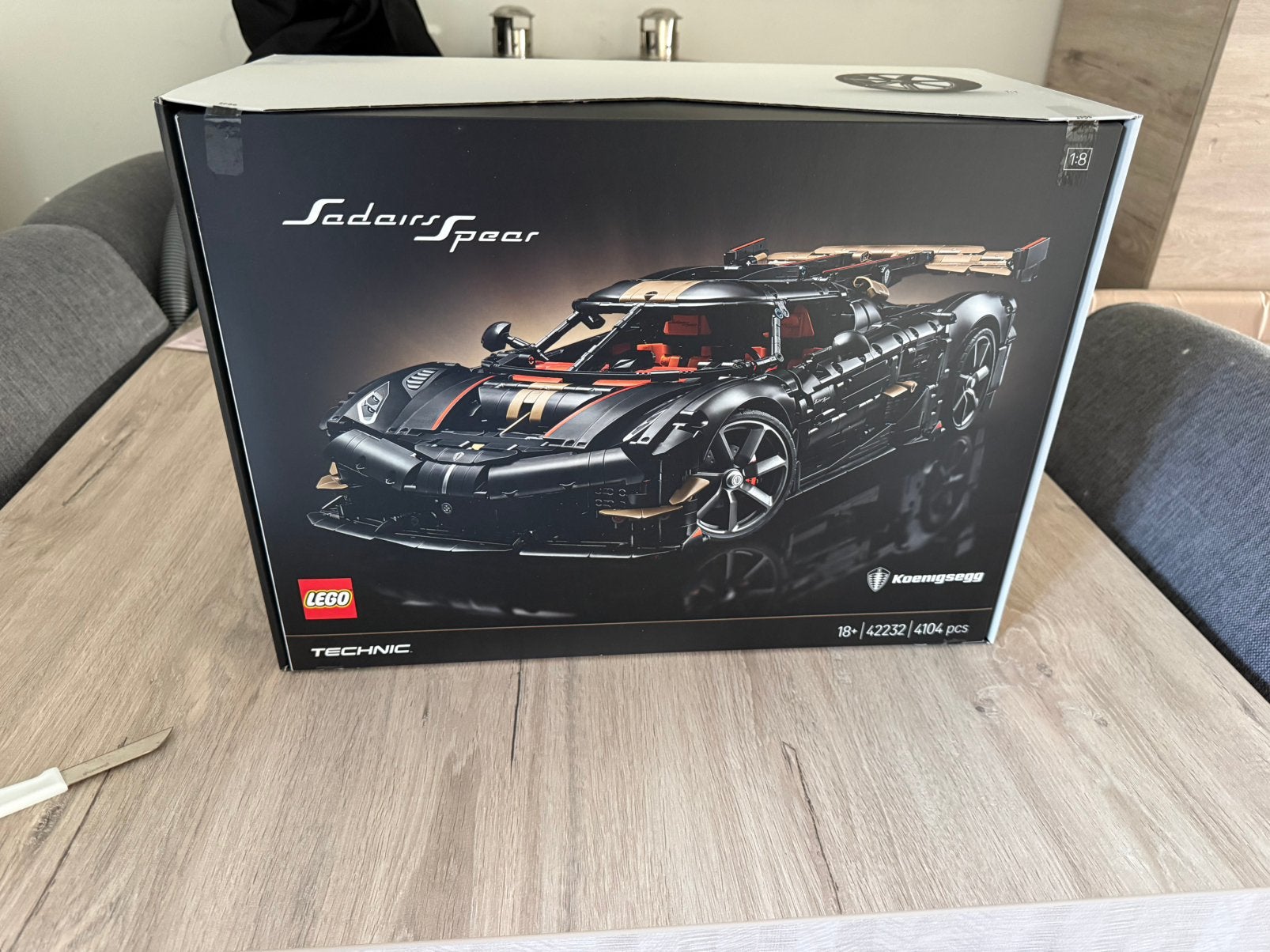 Lego Koenigsegg Sadair's Spear megacar nieuw in doos, Kinderen en Baby's, Lego, Nieuw, Ophalen of Verzenden, Compleet