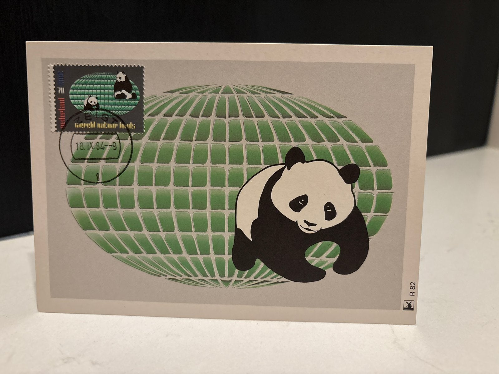 WWF Wereld Natuur Fonds Eerste Dag Kaart 1984 Panda, Ophalen of Verzenden, 1980 tot heden, Gelopen