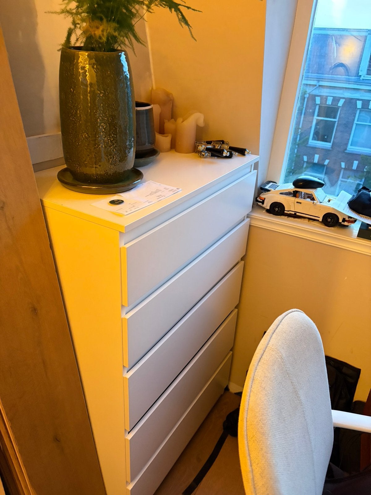 Ikea kullen ladekast 5 lades, Huis en Inrichting, Zo goed als nieuw, 3 of 4 laden, Minder dan 100 cm, 25 tot 50 cm