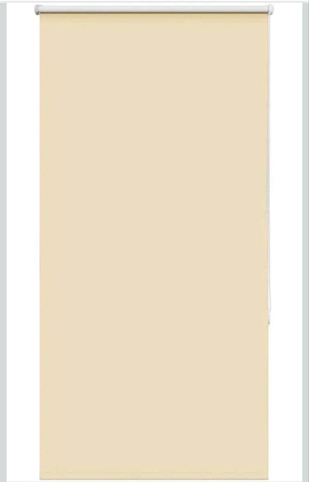 vidaXL Roller blind blackout 70x150 cm fabric width 65.8 cm, Beige, Ophalen of Verzenden, Rolgordijn, Polyester