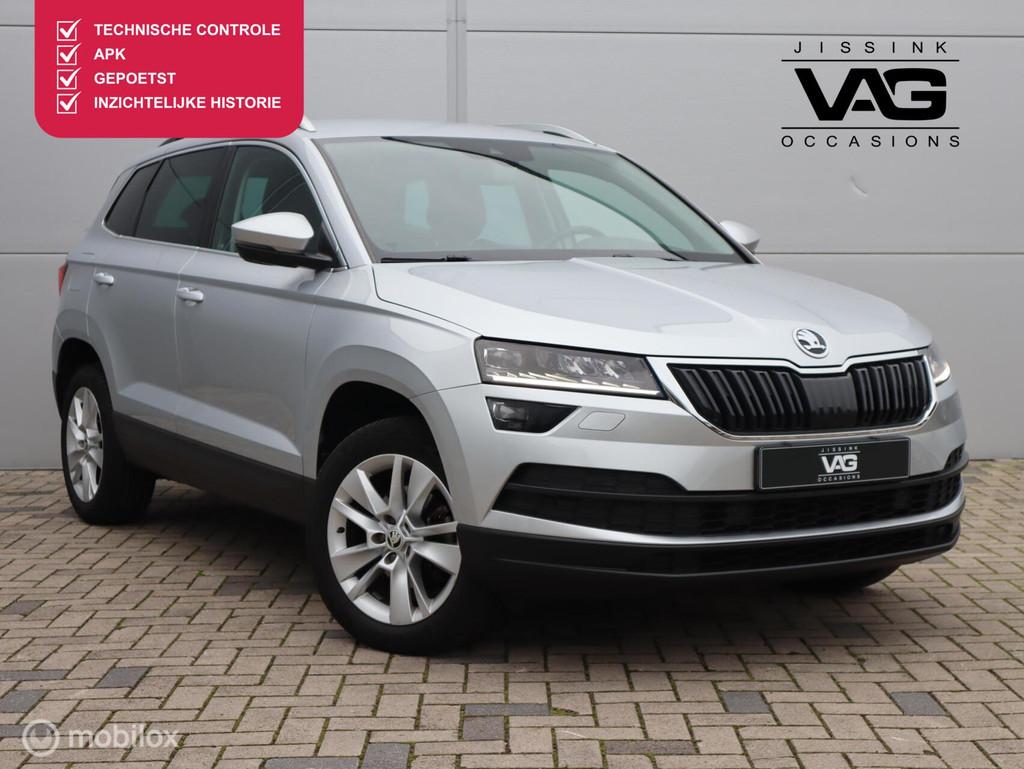 Skoda Karoq 1.5 TSI Camera LED PDC Automaat Stoelverwarming, 65 €/maand, Stof, 4 cilinders, 150 pk