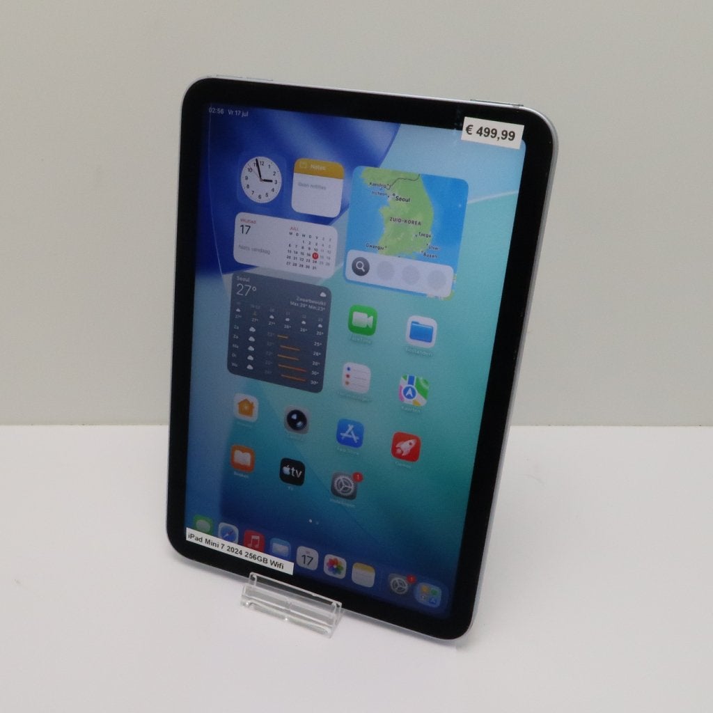 iPad Mini 7 2024 A17 Pro 256GB Wifi | in Nette Staat, Apple, Zo goed als nieuw, Support@apple.com, One Apple Park Way
Cupertino, CA 95014
United States