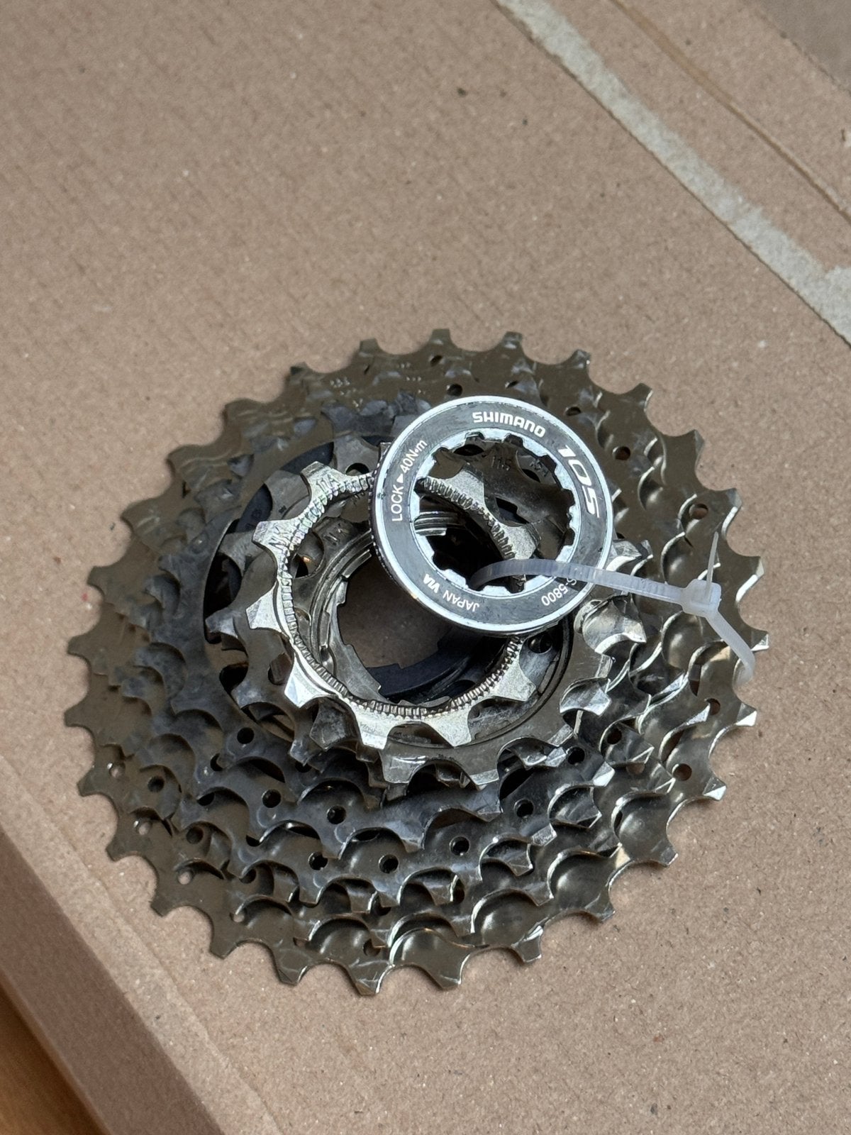 Shimano 105 11 speed cassette, Fietsen en Brommers, Fietsonderdelen, Gebruikt, Overige typen, Ophalen of Verzenden, Aluminium
