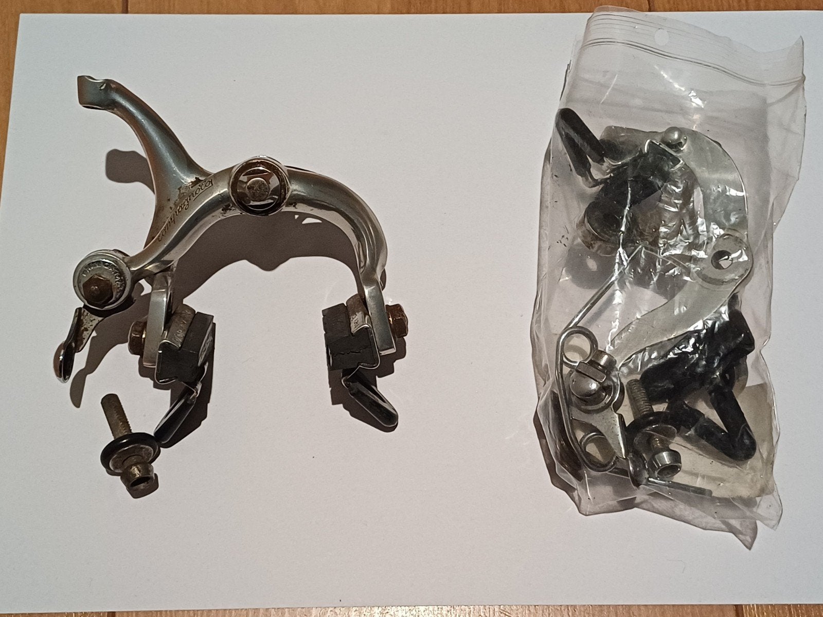 Vintage Campagnolo Super Record Remmen - Klassieke Fiets Ond, Fietsen en Brommers, Remmen, Gebruikt, Campagnolo, Ophalen of Verzenden
