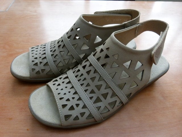 Ladysko Intersko instapper sandalette maat 39, Ladysko, Beige, Zo goed als nieuw, Sandalen of Muiltjes