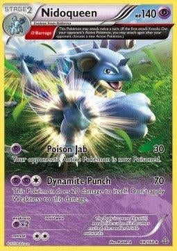 Pokemon - Nidoqueen (PRC 69) Rare., Ophalen of Verzenden, Zo goed als nieuw, Losse kaart