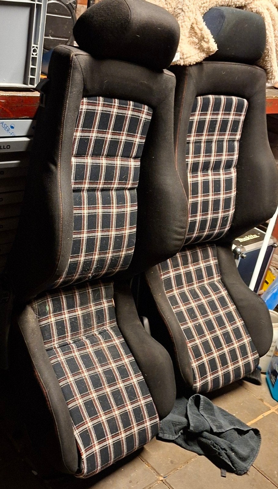 recaro stoelen, Ophalen