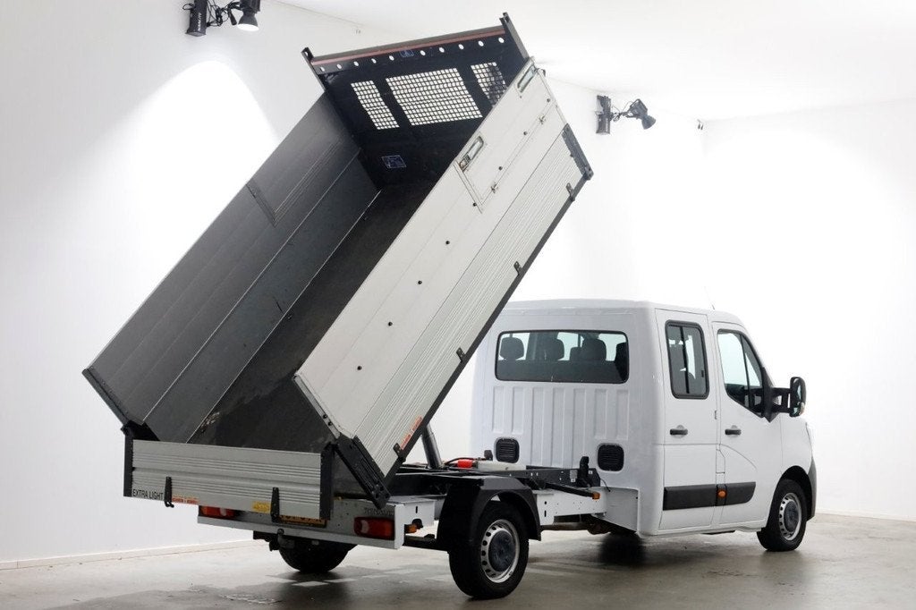 Renault Master T35 2.3 dCi 145pk L3 D.C. Kipper met hoge boo, Auto's, Voorwielaandrijving, 145 pk, 2421 kg, Gebruikt