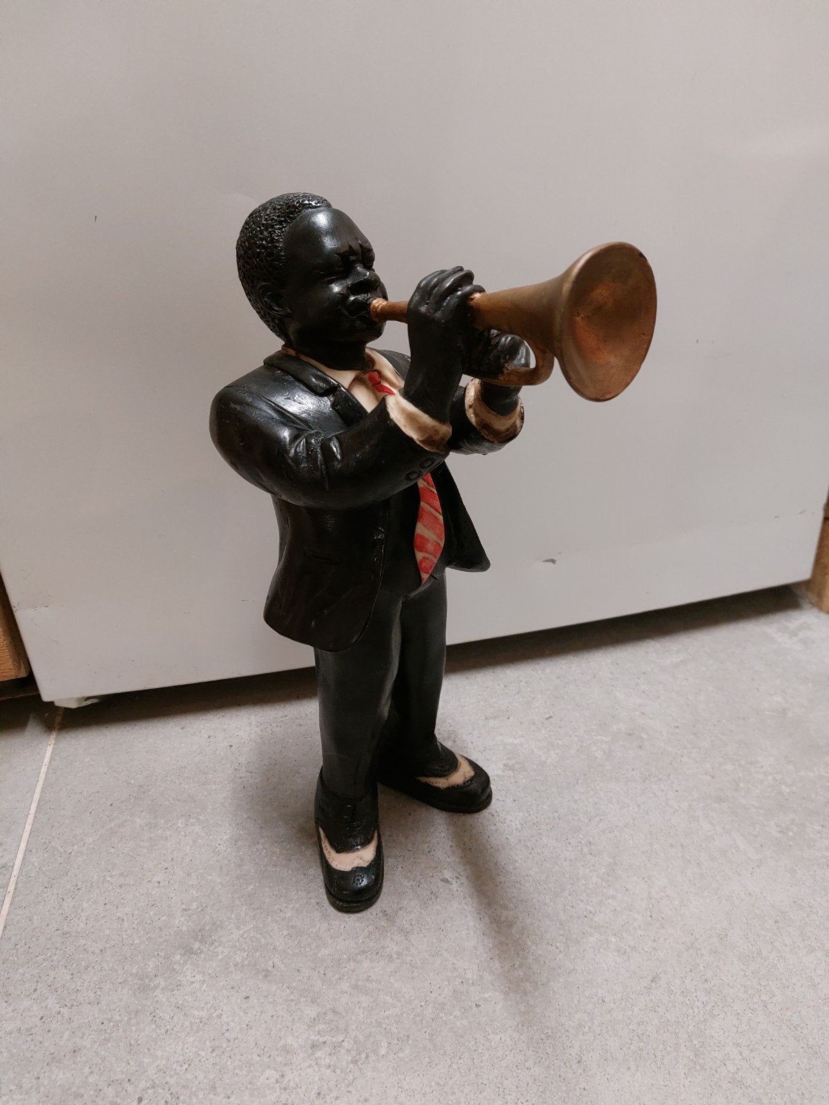Vintage retro beeld jazzmuzikant  jazz blues muziek, Ophalen of Verzenden, Gebruikt
