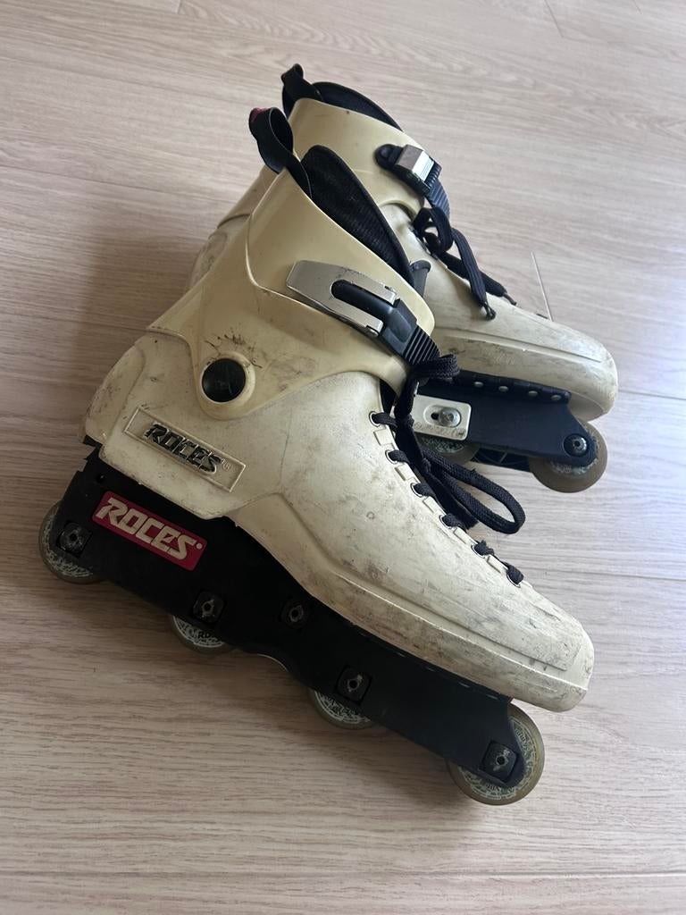 Roces Majestic 12 Vintage 1996 Inline Skates Skeelers Bauer, Verstelbaar, Ophalen of Verzenden, Zo goed als nieuw, Inline skates 4 wielen