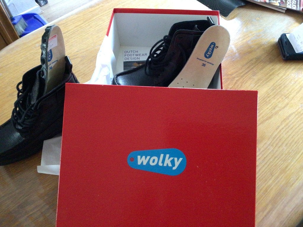 Wolky schoenen, Ophalen, Wolky, Schoenen met lage hakken, Zwart