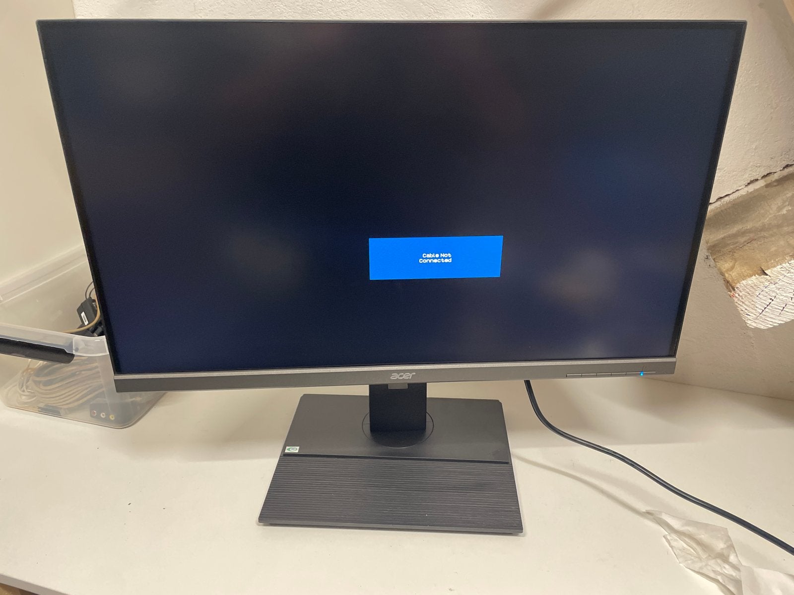 Acer B276HL 27 inch Full HD monitor, Ophalen, Gebruikt, In hoogte verstelbaar, Full HD