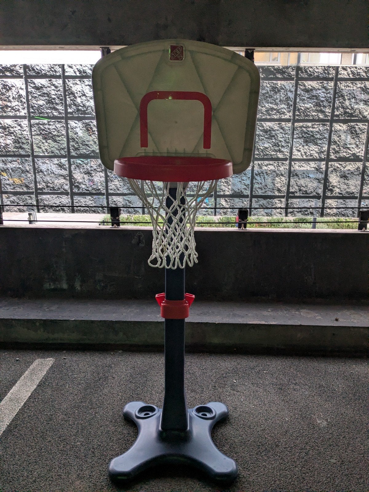 In hoogte verstelbare basketbalring voor kinderen, Sport en Fitness, Basketbal, Ophalen, Gebruikt, Ring, Bord of Paal