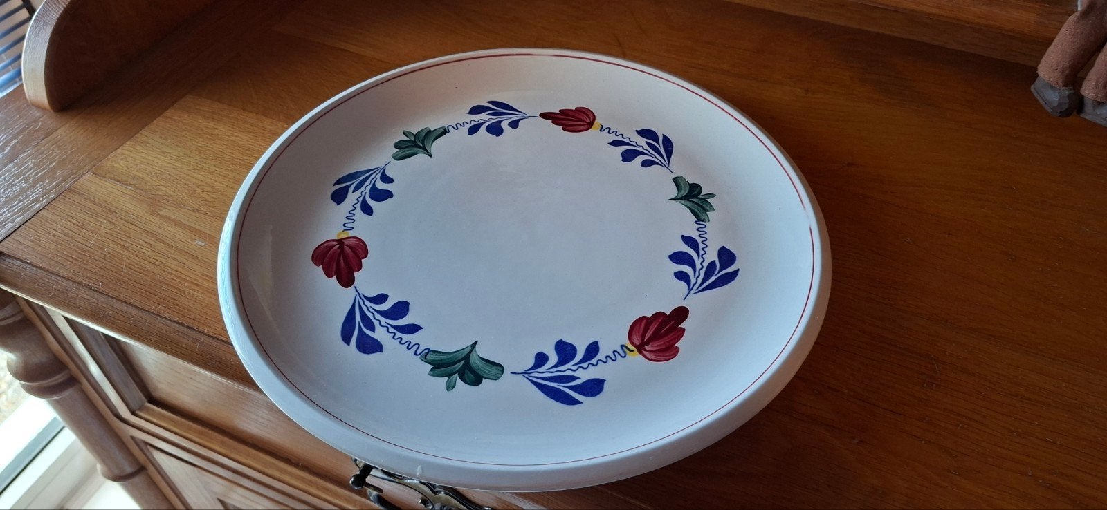 'Boerenbont' gebakschaal 32 cm, Ophalen of Verzenden