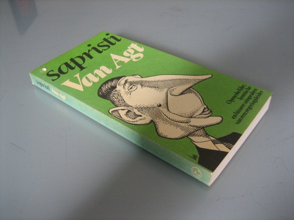 Sapristi! Van Agt - Bizarre en komische uitspraken, Boeken, Gelezen, Ophalen of Verzenden, Politiek en Staatkunde, Nederland