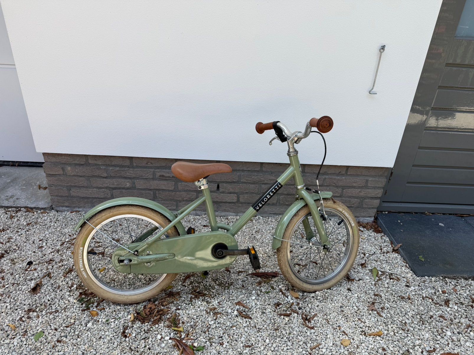 Veloretti groen fiets, Ophalen, Zo goed als nieuw, Terugtraprem, 16 tot 20 inch