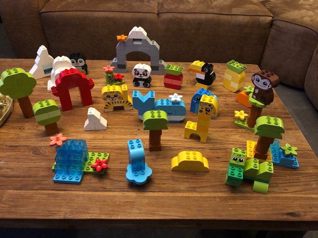 Duplo creatieve dieren, Ophalen of Verzenden, Zo goed als nieuw, Duplo