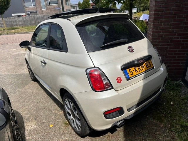 Fiat 500 0.9 TwinAir 500S *schuifdak *parelmoer *alcantara, Auto's, Voorwielaandrijving, Euro 5, 86 pk, Gebruikt