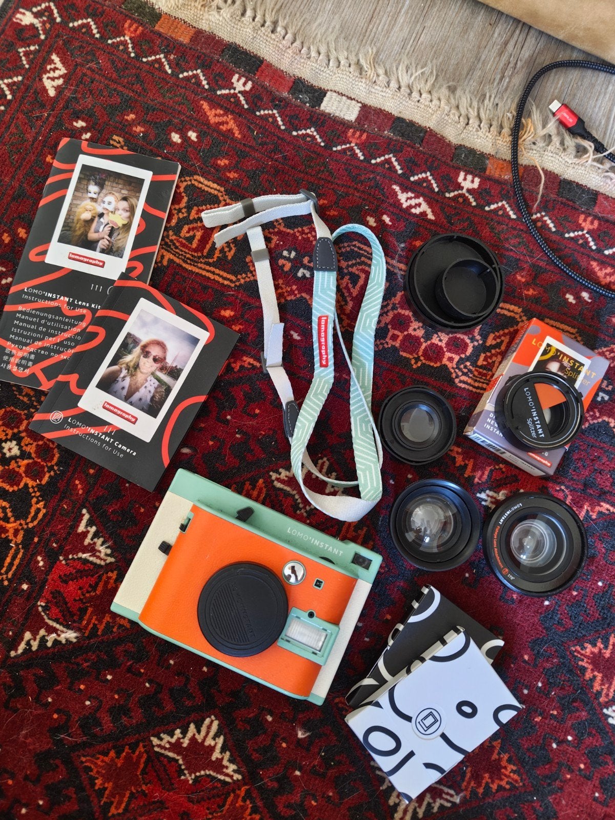 Lomo'Instant Lomography Camera met diverse lenzen, Ophalen, Zo goed als nieuw, Polaroid, Overige Merken