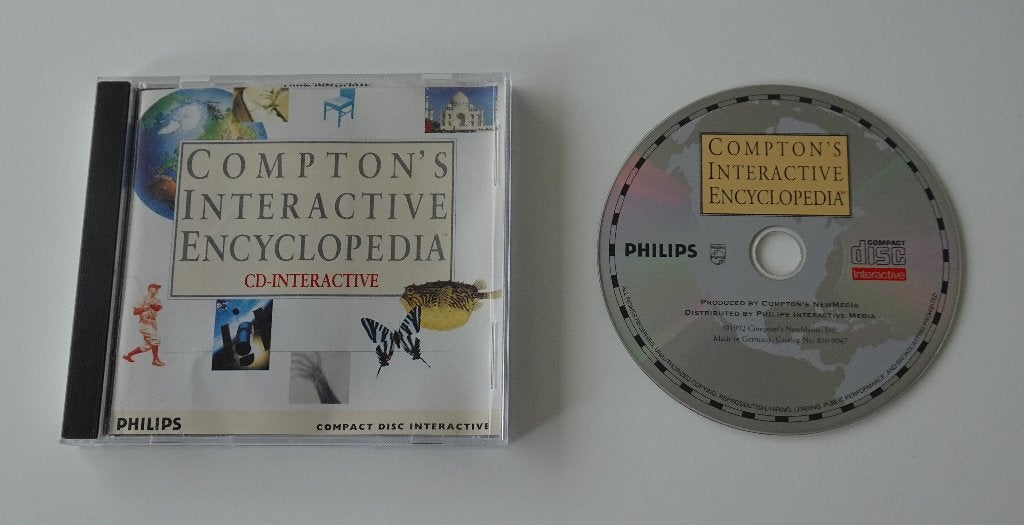 Compton's Interactive Encyclopedia voor Philips CD-i, 1 speler, Ophalen, Zo goed als nieuw, Vanaf 3 jaar