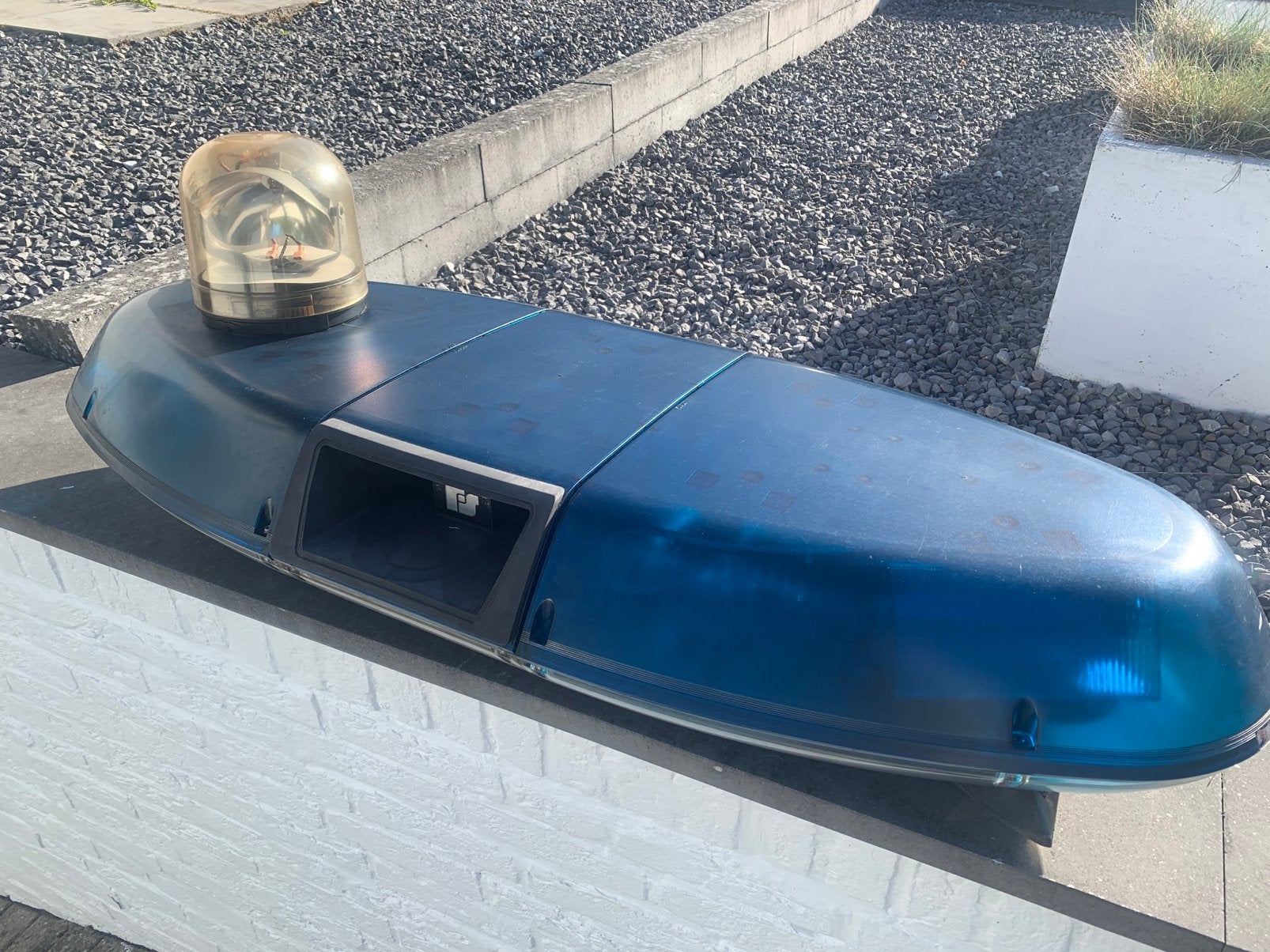 Zwaailamp / blauw licht / zwaailicht, Ophalen