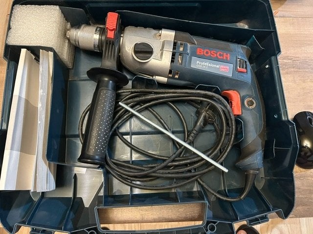 Bosch Professional GSB 24-2 Klopboormachine – Heavy Duty –, Boormachine, 600 watt of meer, Ophalen of Verzenden, Zo goed als nieuw
