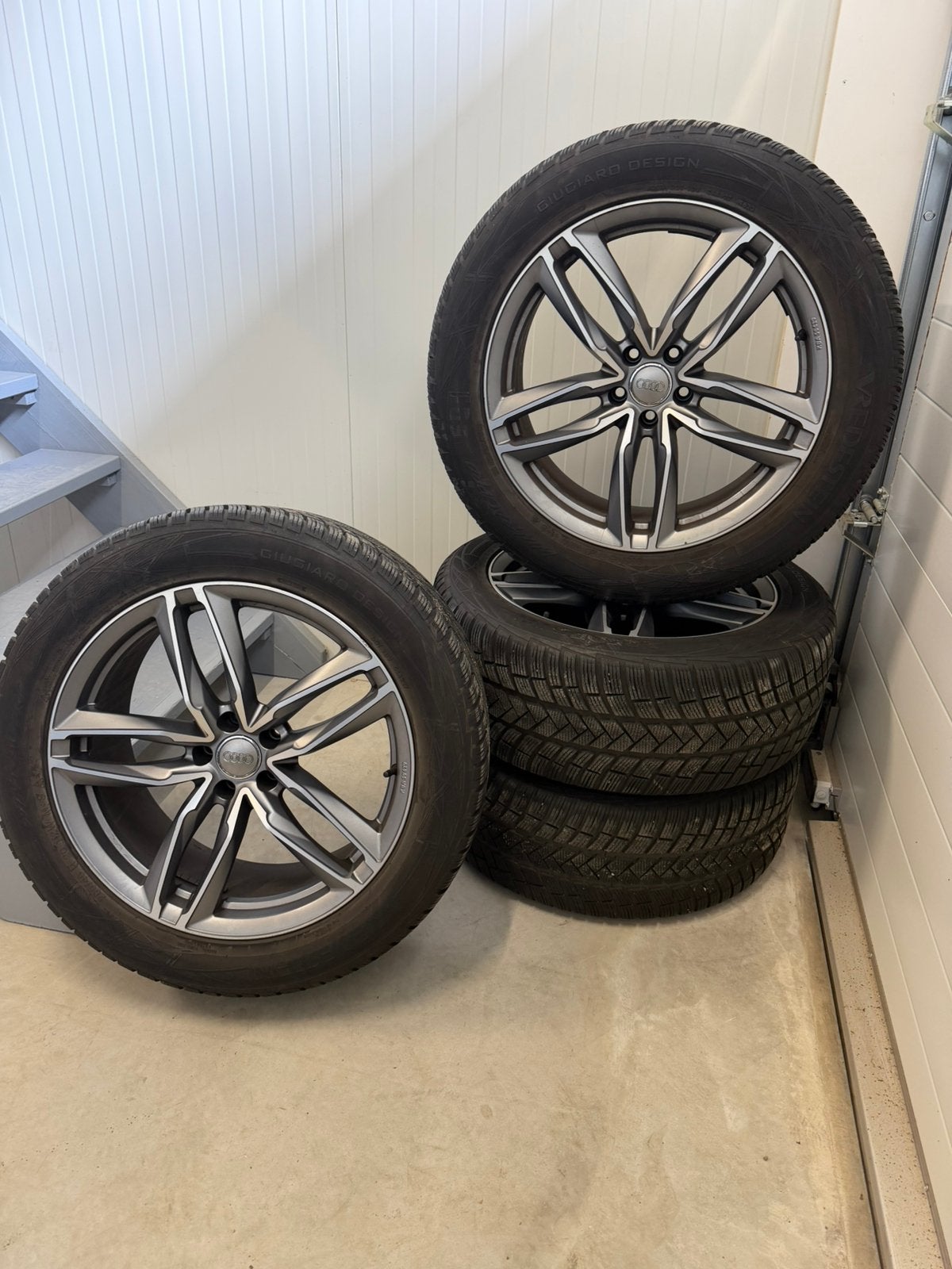 Audi Q7 velgen met winterbanden 5x112 7mm, Ophalen of Verzenden, Winterbanden, Banden en Velgen