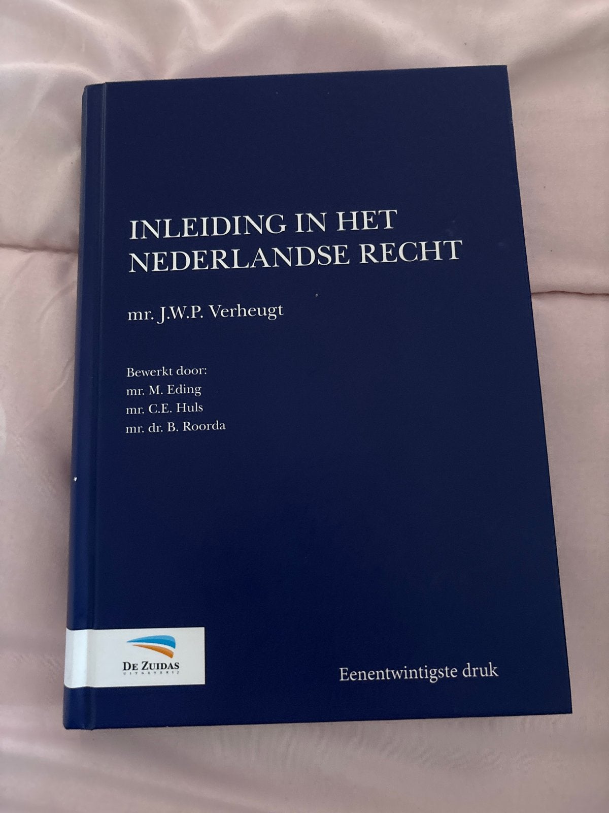 Inleiding in het Nederlandse Recht - 21e druk, Ophalen of Verzenden, Gamma, Zo goed als nieuw, HBO