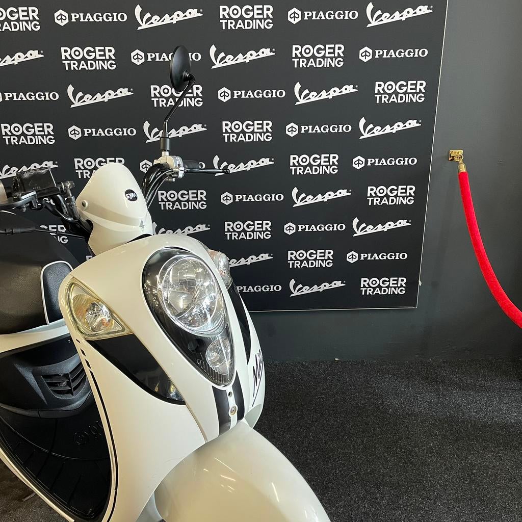 Sym Mio 50 Snor 4T 2V Wit 2016, Fietsen en Brommers, Scooters | SYM, Maximaal 45 km/u, Sym, 49 cc, Zo goed als nieuw