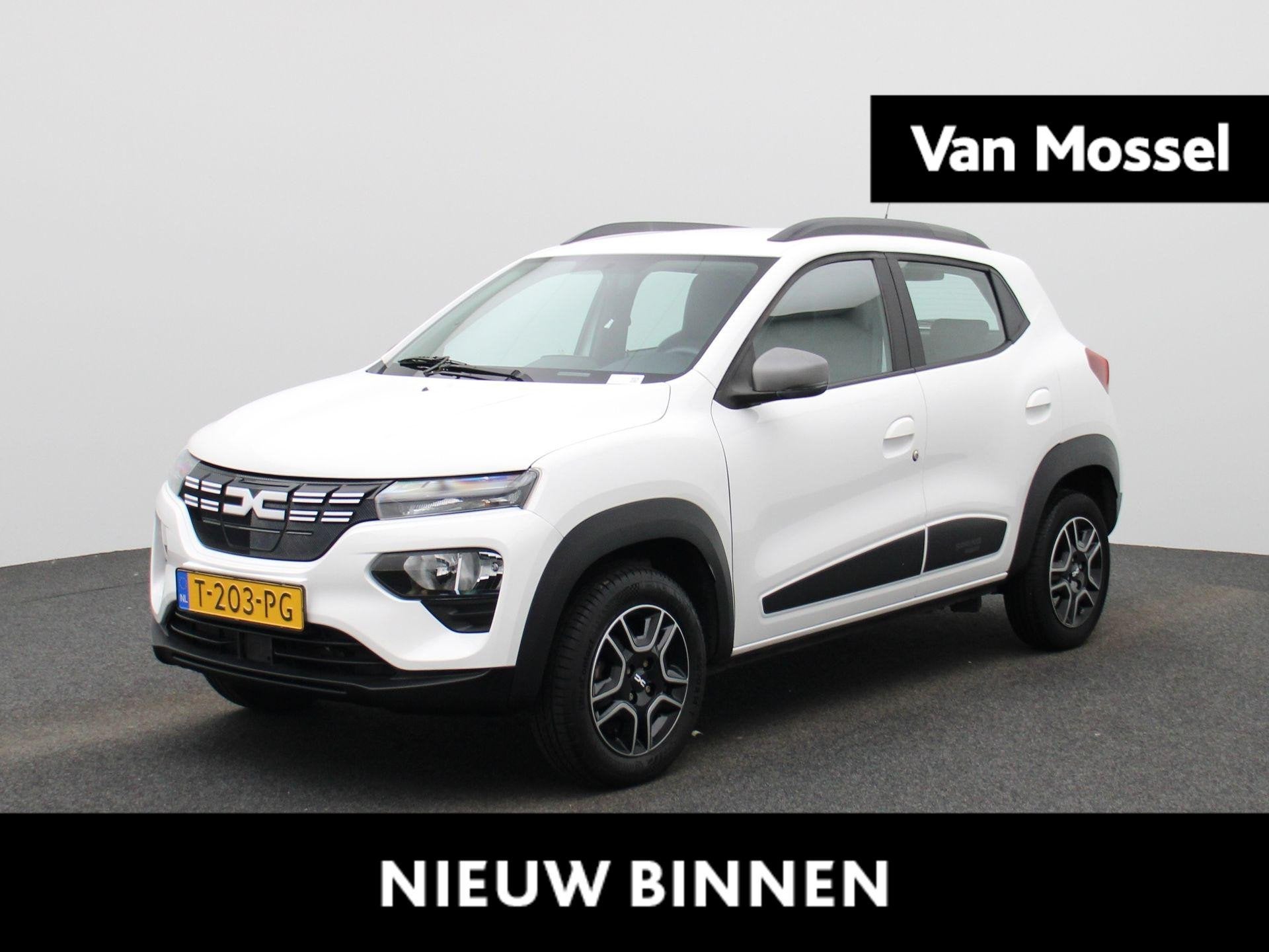 Dacia Spring Expression 27 kWh | WORDT VERWACHT | ACHTERUITR, Auto's, Dacia, 12 maanden, Gebruikt, Wit, Parkeersensor
