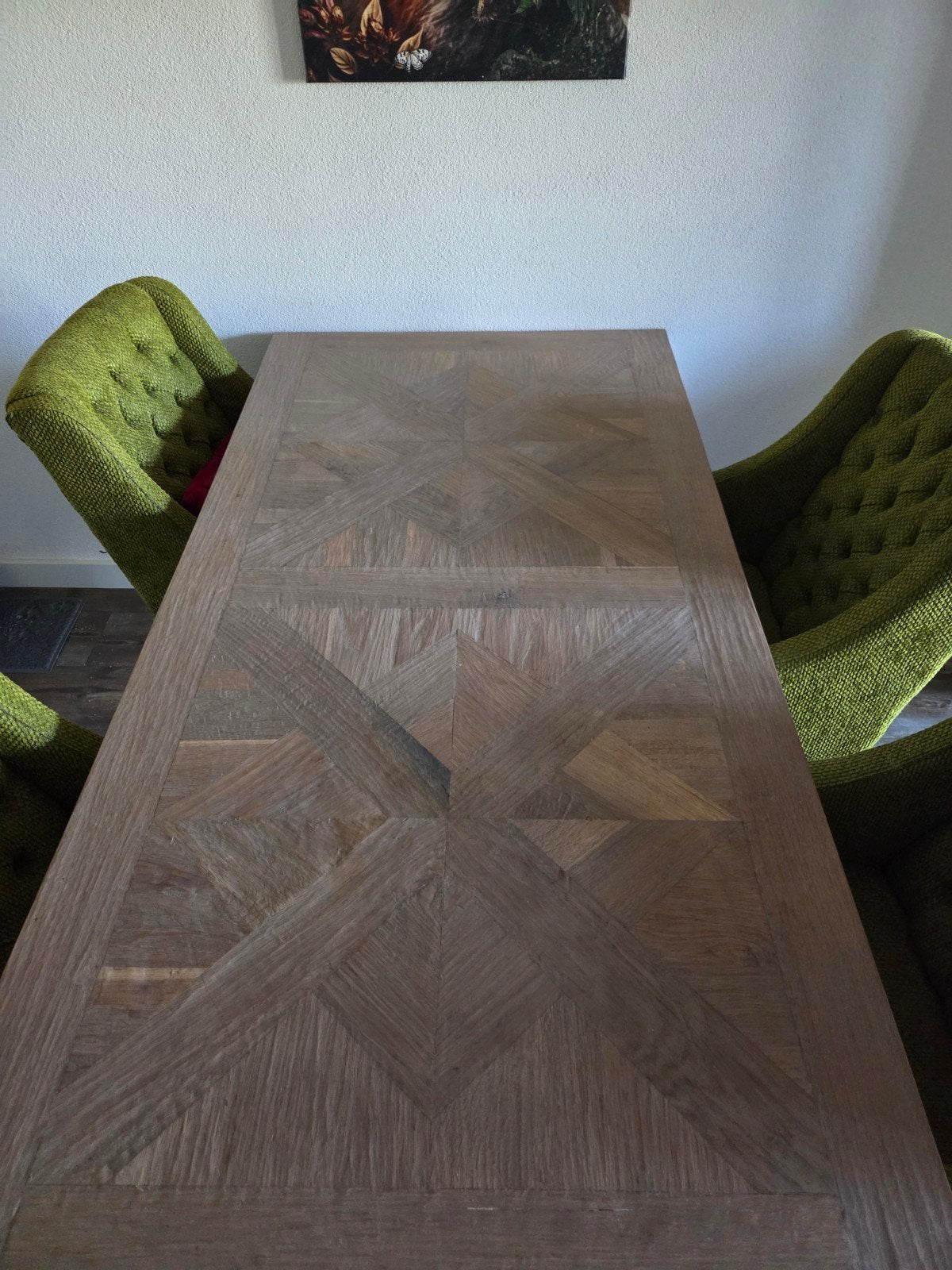 salontafel eettafel en sidetable velante goossens, Ophalen, Gebruikt, Minder dan 4 stoelen