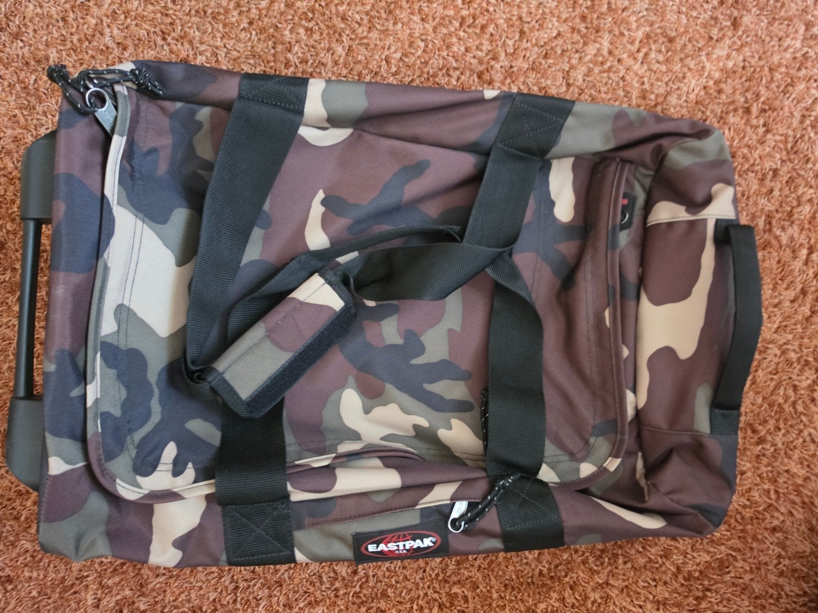 Eastpak transverz S legerprint, Ophalen of Verzenden, Zo goed als nieuw, 30 cm of meer