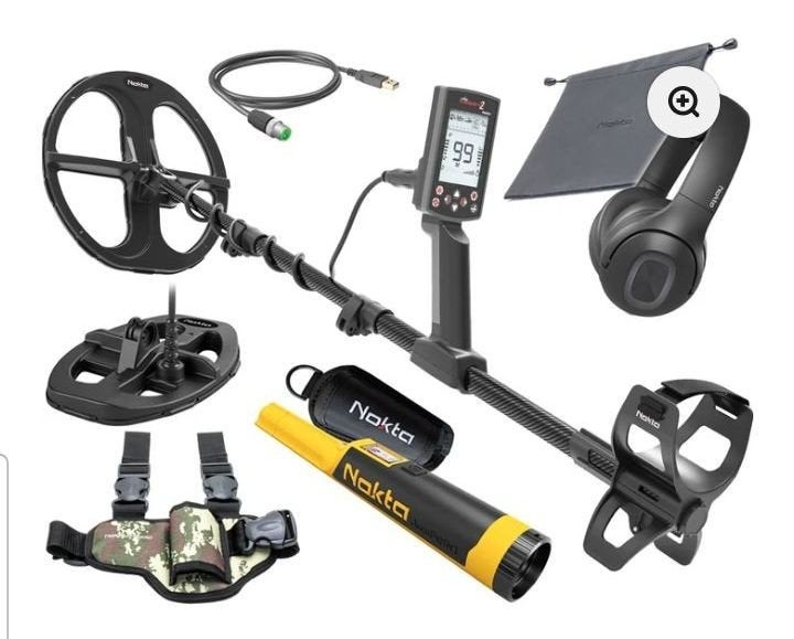 Nokta Makro The Legend Metaaldetector met accessoires