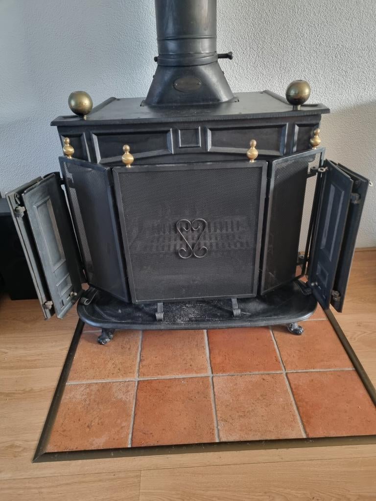 Antieke gietijzeren open haard - BELLEFIRES, Ophalen
