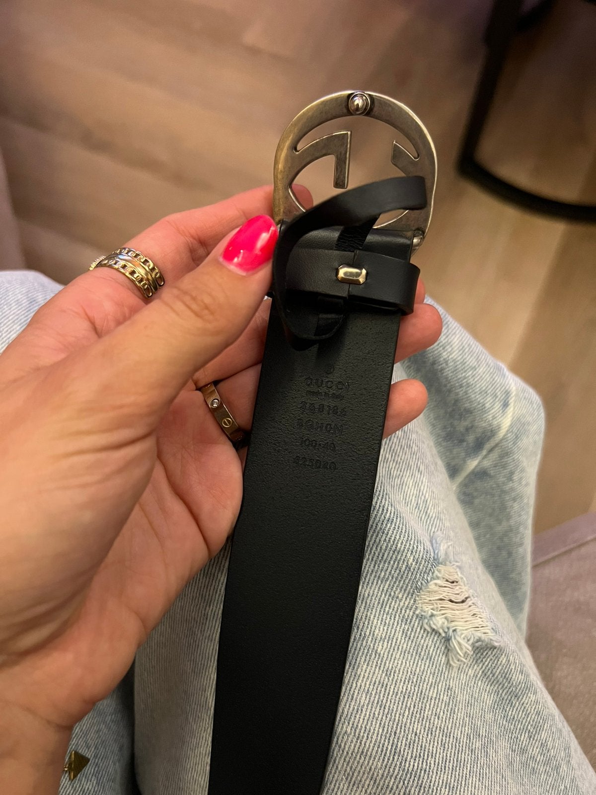 Riem te koop gucci, Kleding | Dames, Ophalen of Verzenden, Zo goed als nieuw, Zwart, 100 cm of meer
