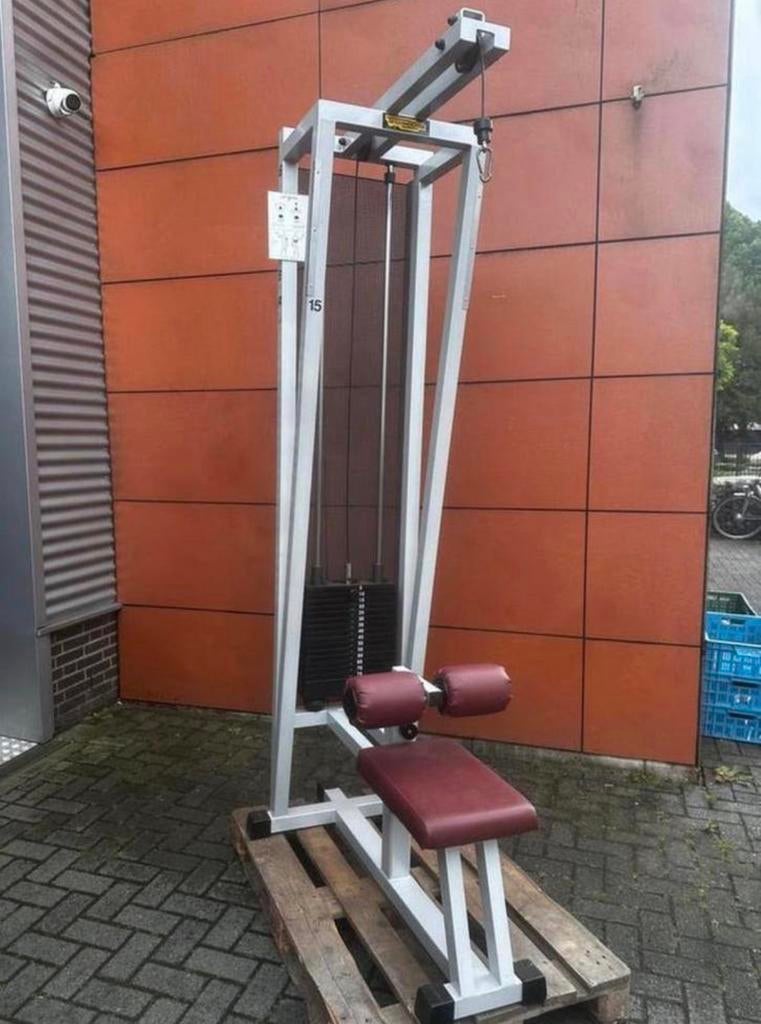 Technogym Lat Pulley met 90kg Steekgewichten, Ophalen, Gebruikt, Overige typen