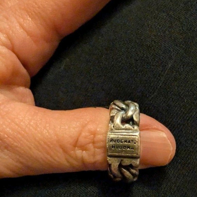 Buddha to Buddha ring chain, Gebruikt, Ophalen of Verzenden, 17 tot 18, Dame of Heer