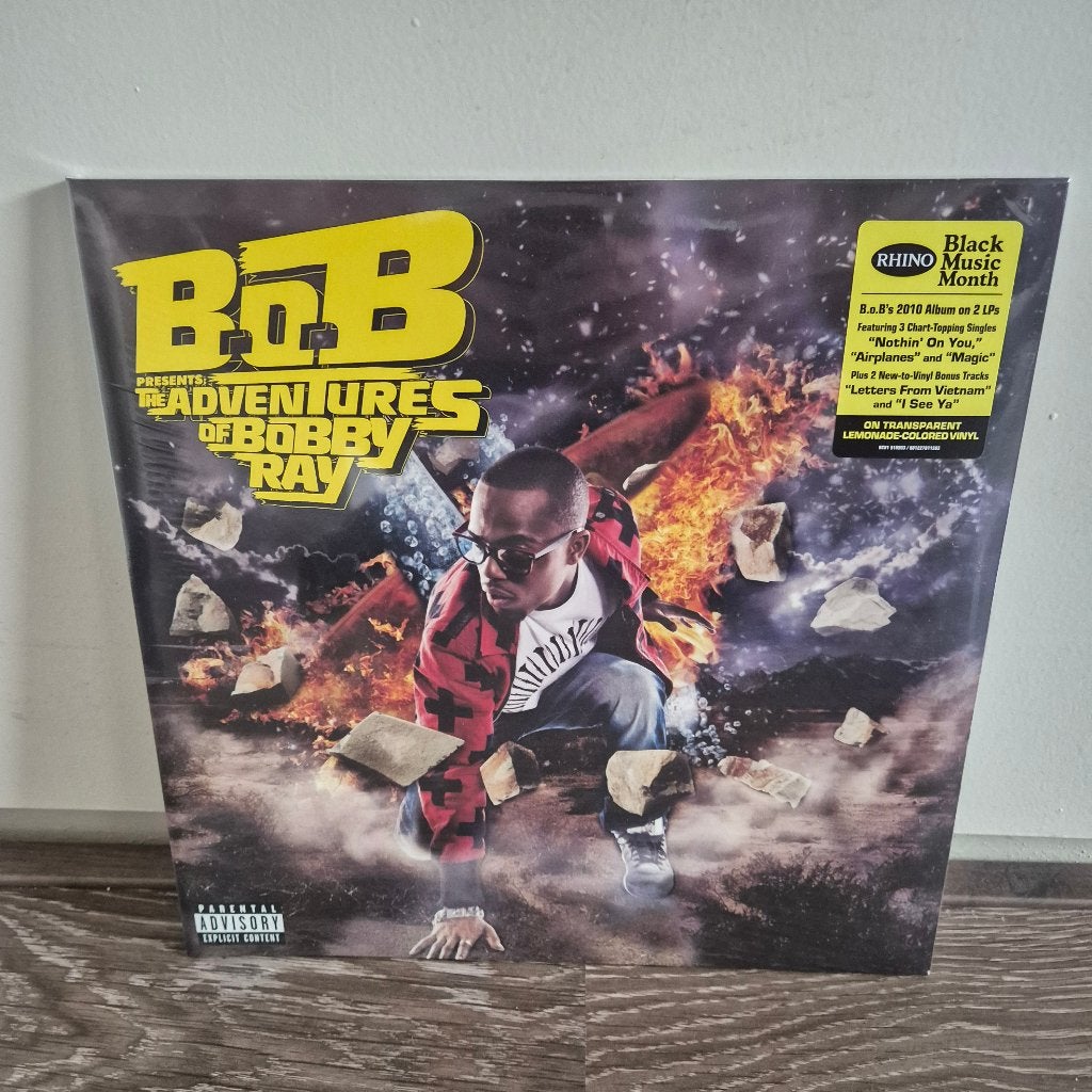 B.o.B. - The Adventures of Bobby Ray (Limited yellow LP), Limited edition, Ophalen of Verzenden, Nieuw in verpakking, LP
