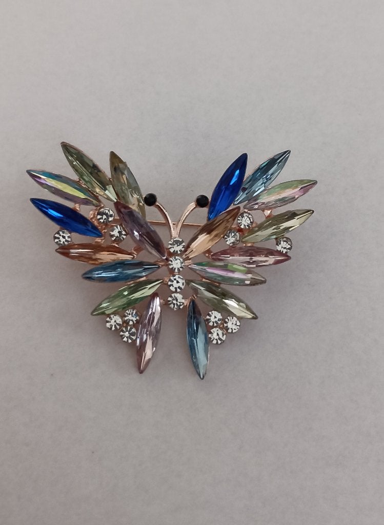Vlinder broche, Overige materialen, 4 tot 7 cm, Overige kleuren, Nieuw
