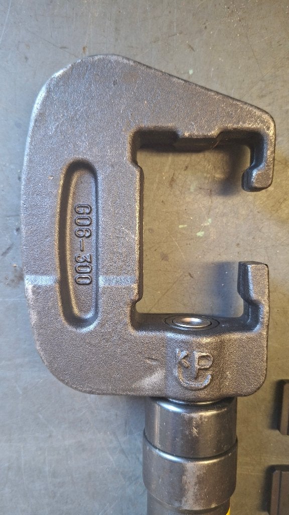Hydraulische kabelschoen perskop met inzetbekken, ,, Ophalen of Verzenden, Zo goed als nieuw, ,