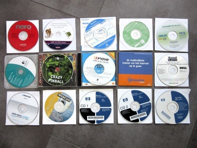 31 vintage CD Rom - Software CDs - CD-Rom CD-Roms, Ophalen of Verzenden