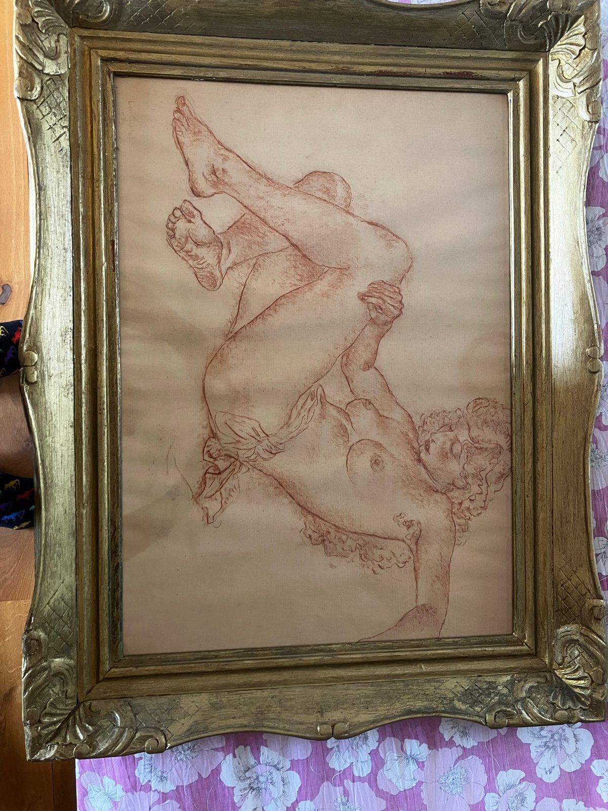 Leo Gestel - Vroeg werk uit 1929, Ophalen of Verzenden, Tekening, Krijttekening, Gesigneerd