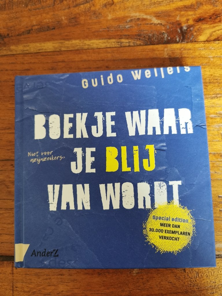 Boekje waar je blij van wordt, Guido Weijers., Guido Weijers, Overige typen, Ophalen of Verzenden, Zo goed als nieuw