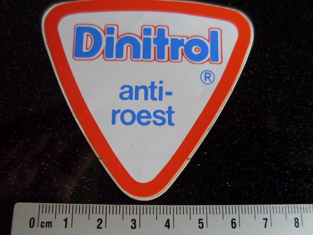 sticker dinitrol antiroest logo, Verzenden, Zo goed als nieuw, Merk