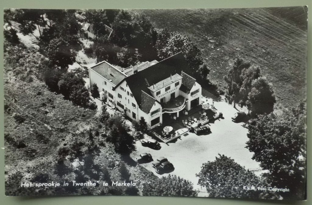 Markelo - Het sprookje in Twente - 1957, Verzamelen, Ophalen of Verzenden, 1940 tot 1960, Gelopen, Overijssel
